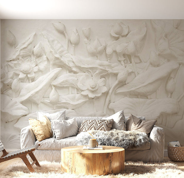 Peel & Stick Wall Mural - Nature In Stone- Removable Wall Decals