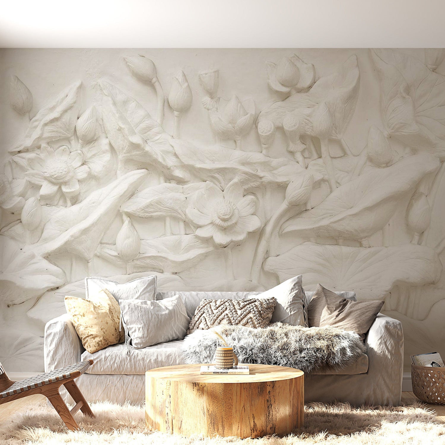 Peel & Stick Wall Mural - Nature In Stone- Removable Wall Decals