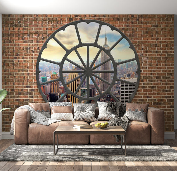 Peel & Stick Wall Mural - New York At Lunchtime - Removable Wall Decals