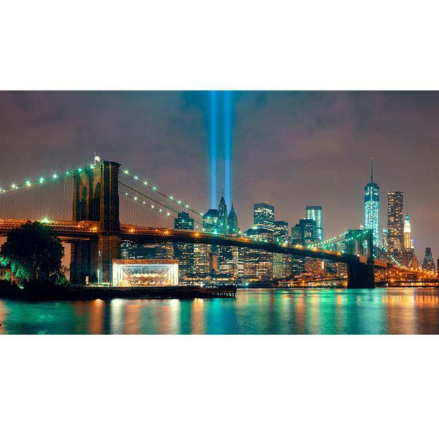 Peel & Stick XXL Wall Mural - New York City Bridge - Removable Wall Decals