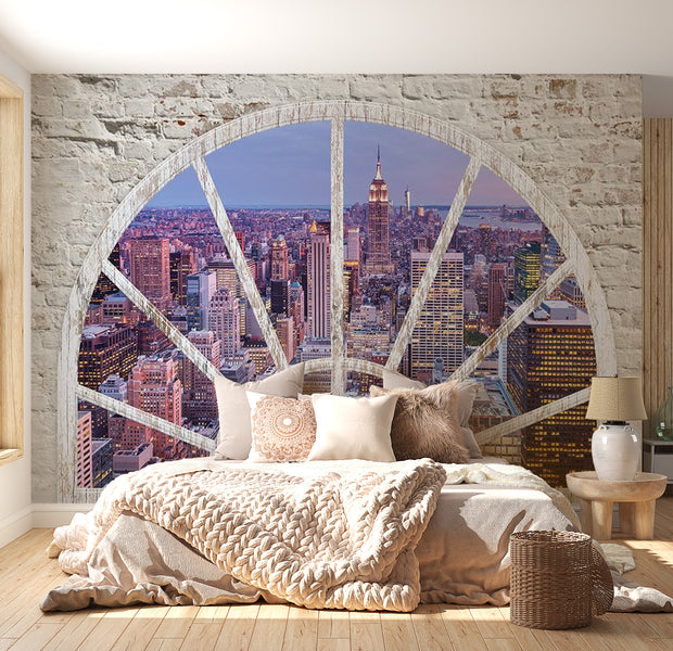 Peel & Stick Wall Mural - New York Evening - Removable Wall Decals