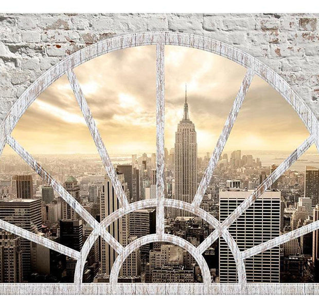 Peel & Stick Wall Mural - New York In The Morning - Removable Wall Decals