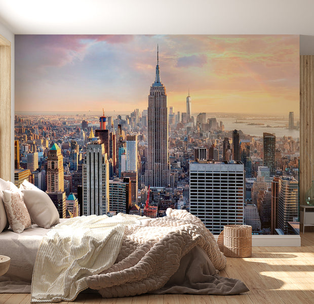 Peel & Stick Wall Mural - New York Skyline - Removable Wall Decals