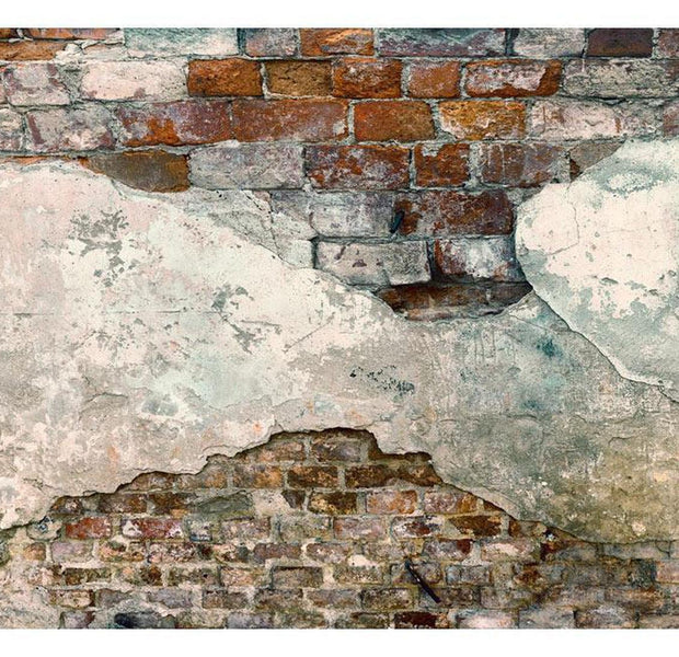 Peel & Stick Wall Mural - Old Cement Brick Wall - Removable Wall Decals