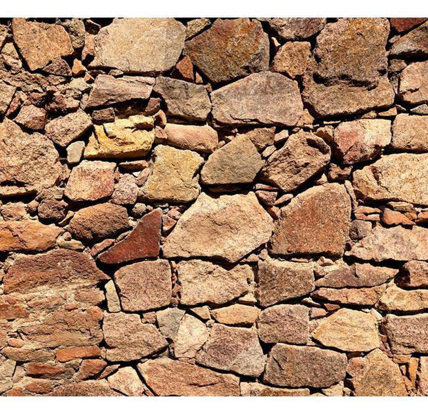 Peel & Stick Wall Mural - Old Fortress Stone Wall - Removable Wall Decals