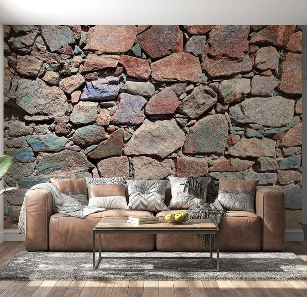 Peel & Stick Wall Mural - Old Stone Castle Wall - Removable Wall Decals