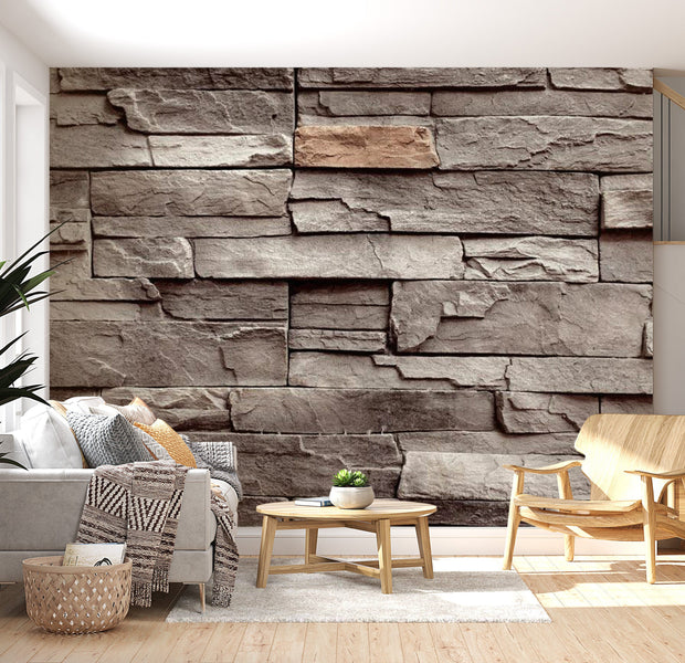 Peel & Stick Wall Mural - Slate Tiles Background Wall - Removable Wall Decals