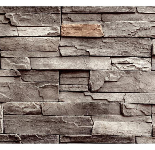 Peel & Stick Wall Mural - Slate Tiles Background Wall - Removable Wall Decals
