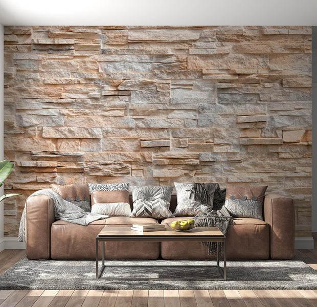 Peel & Stick Wall Mural - Stone Virtuosity - Removable Wall Decals