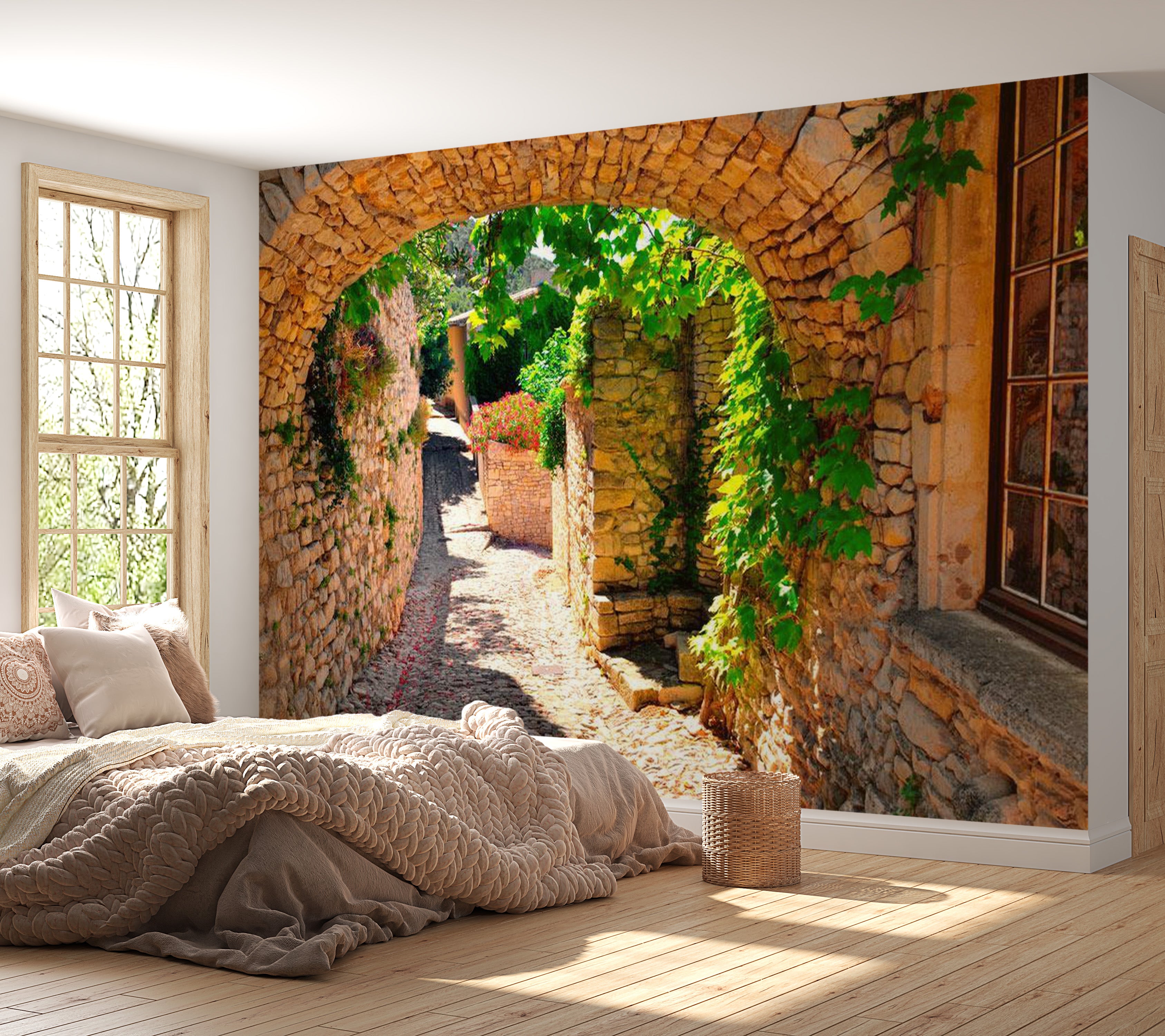 Peel & Stick Wall Mural - Summer In Provence - Removable Wall Decals