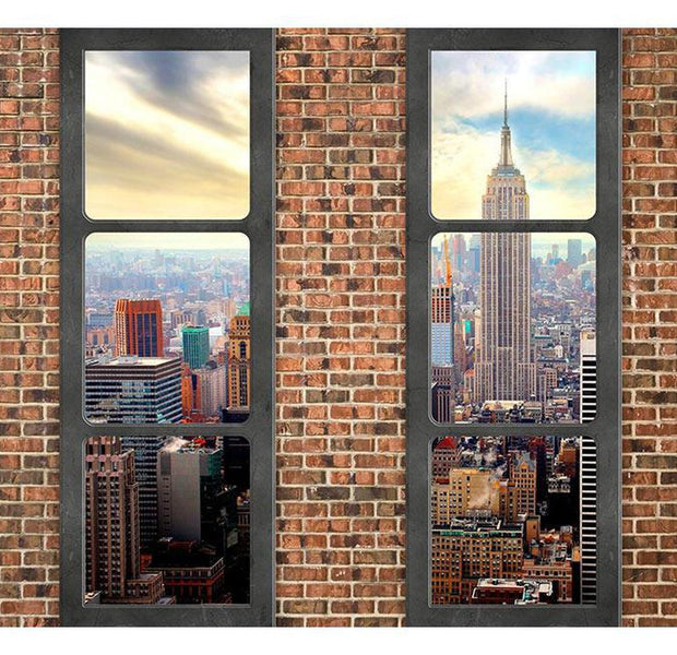 Peel & Stick Wall Mural - The View From The Window: New York - Removable Wall Decals