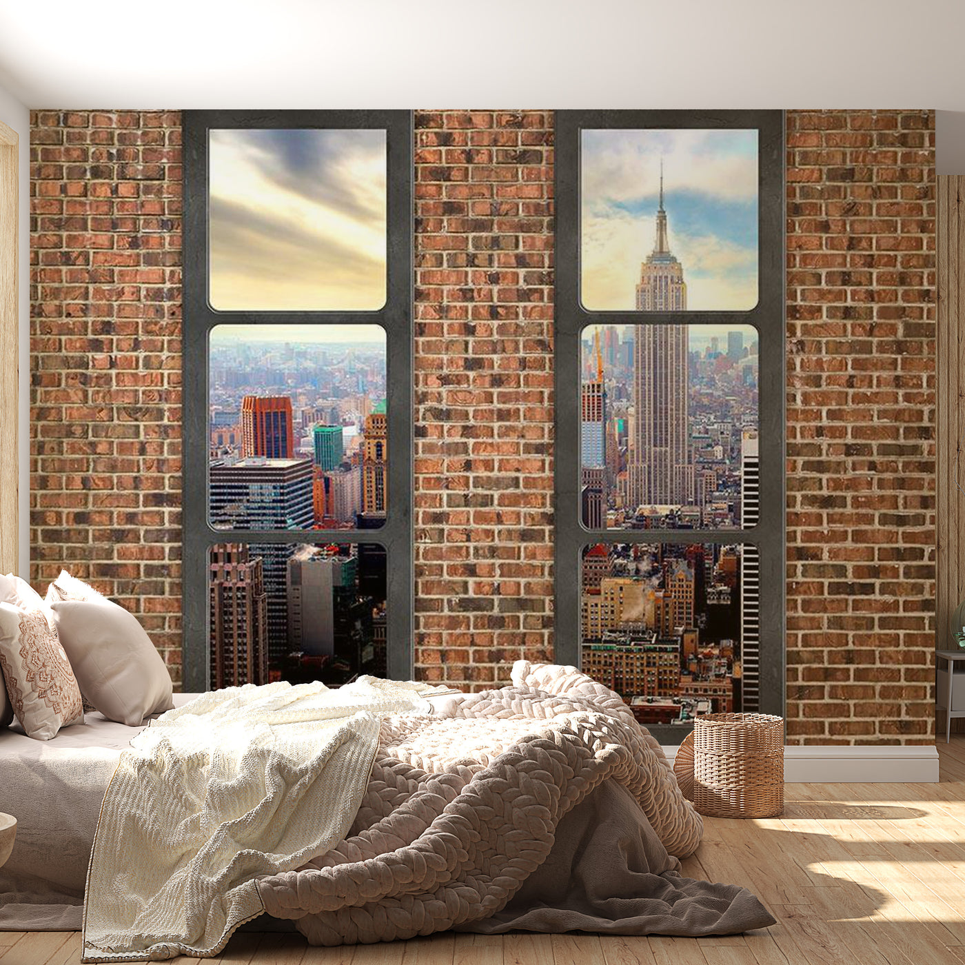 Peel & Stick Wall Mural - The View From The Window: New York - Removable Wall Decals
