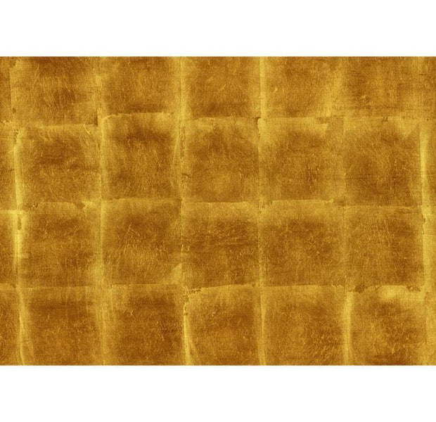 Peel & Stick XXL Wall Mural - Golden Abstract Tiles - Removable Wall Decals