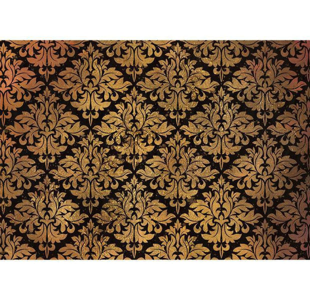 Peel & Stick XXL Wall Mural - Golden Baroque Pattern - Removable Wall Decals
