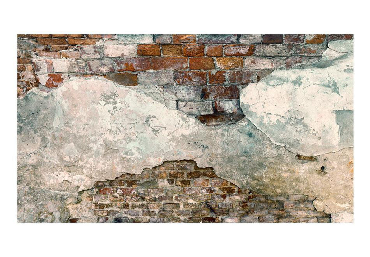 Peel & Stick Wall Mural - Old Cement Brick Wall - Removable Wall Decals