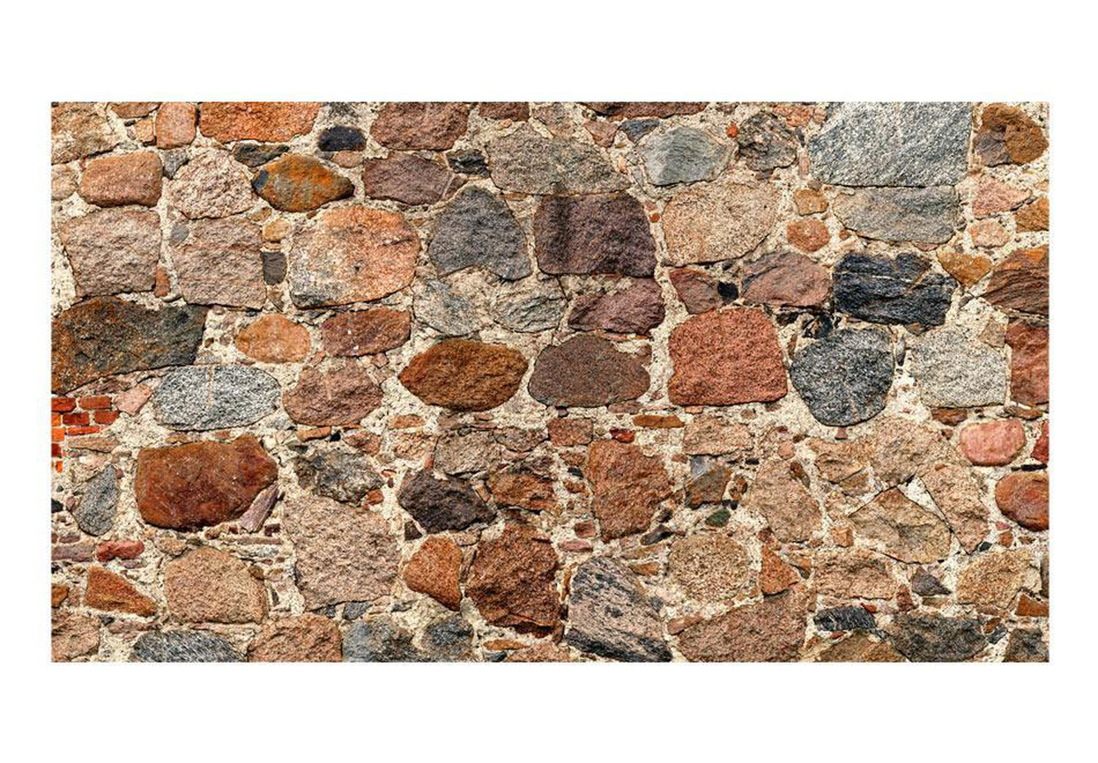 Peel & Stick Wall Mural - Old Stones and Rocks Wall- Removable Wall Decals