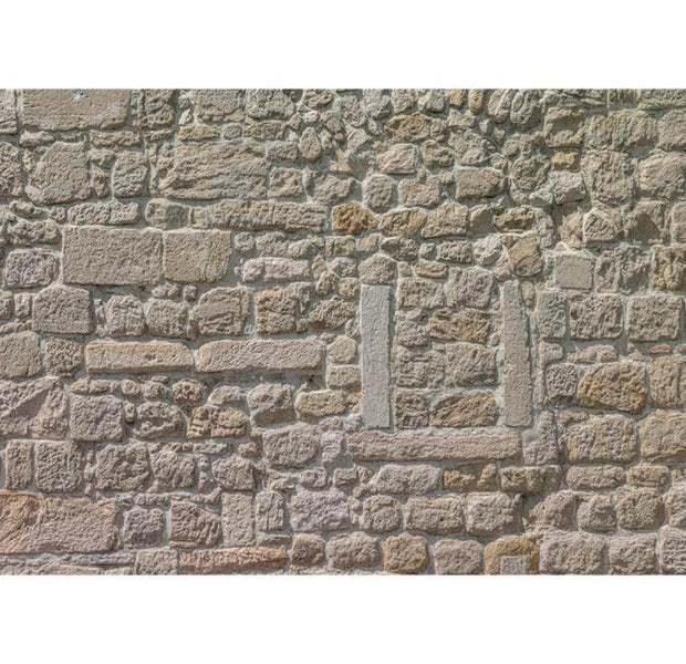 Peel & Stick XXL Wall Mural - Old Temple Stone Wall - Removable Wall Decals