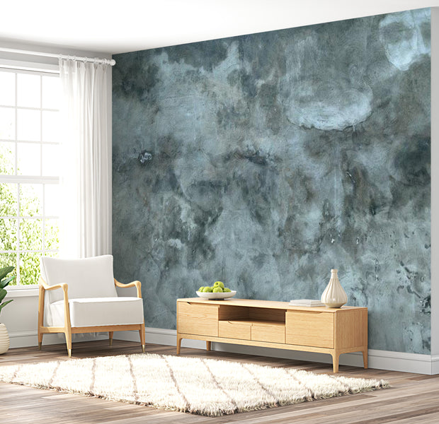 Peel & Stick XXL Wall Mural - Stormy Nights Concrete - Removable Wall Decals