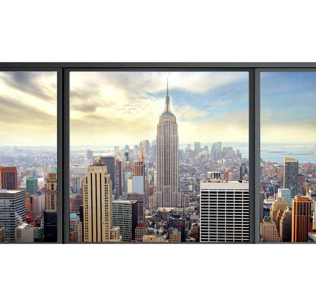 Peel & Stick XXL Wall Mural - Sunny Day In New York City - Removable Wall Decals