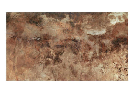 Peel & Stick XXL Wall Mural - Terracotta Concrete Plaster - Removable Wall Decals