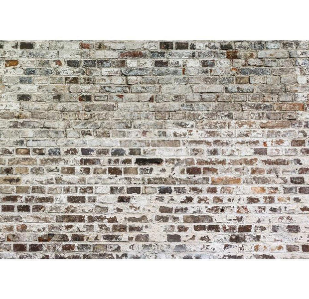 Peel & Stick XXL Wall Mural - Weathered Old Brick Wall - Removable Wall Decals