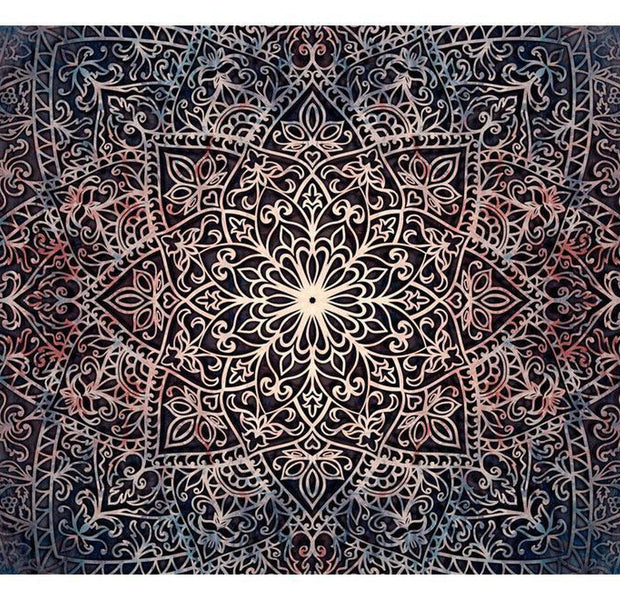 Peel & Stick Mandala Wall Mural - Exotic Mandala - Removable Wall Decals