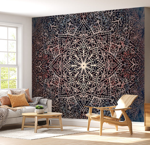 Peel & Stick Mandala Wall Mural - Exotic Mandala - Removable Wall Decals