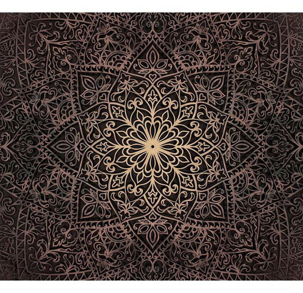 Peel & Stick Mandala Wall Mural - Lotus Mandala - Removable Wall Decals