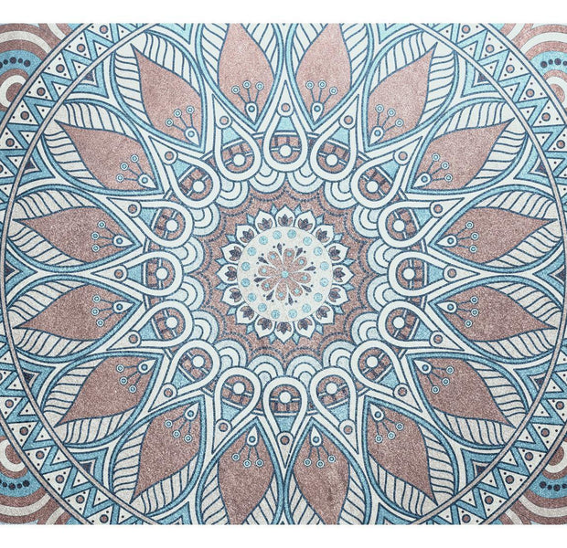 Peel & Stick Mandala Wall Mural - Oriental Circle Mandala - Removable Wall Decals