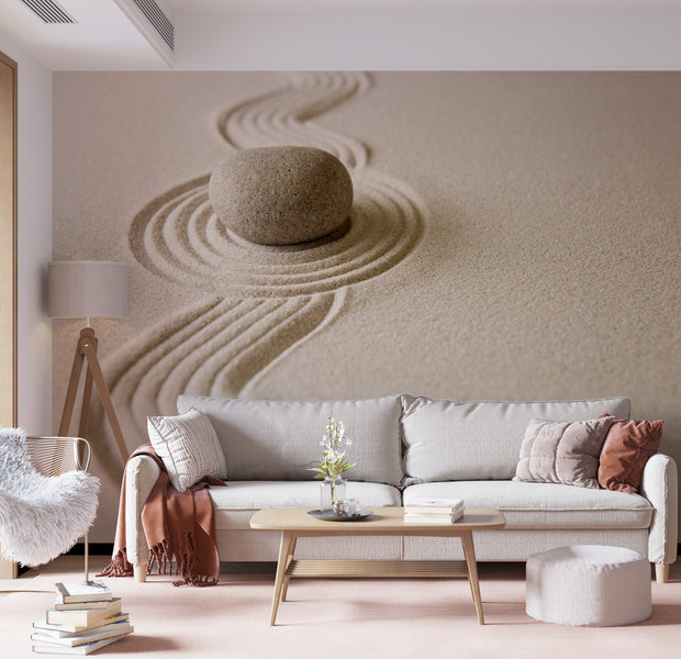 Peel & Stick Zen Wall Mural - Spiritual Balance - Removable Wall Decals