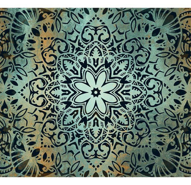 Peel & Stick Mandala Wall Mural - Flowers Of Calm Mandala - Removable Wall Decals