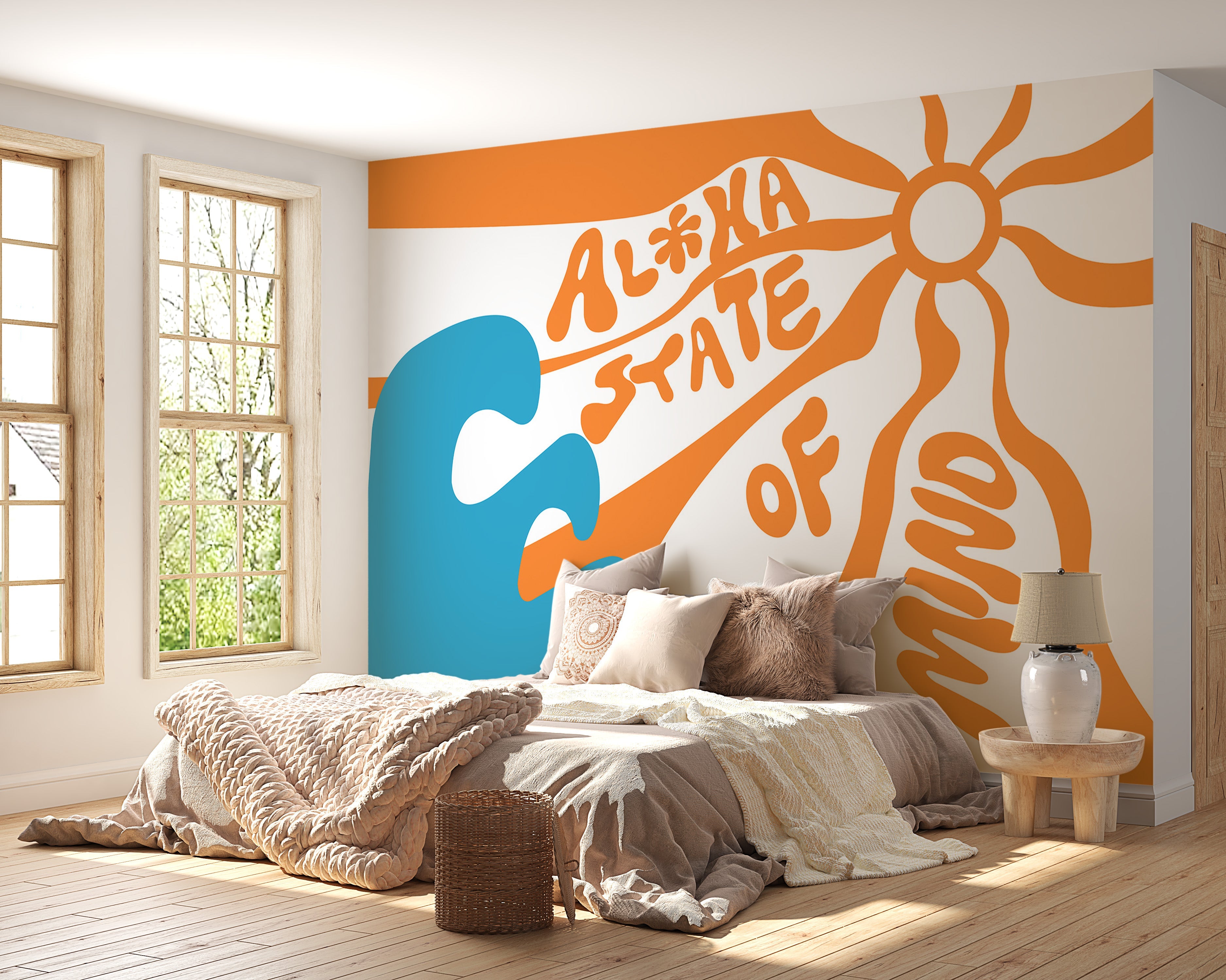 Tropical Wallaper Wall Mural - Aloha-Tiptophomedecor