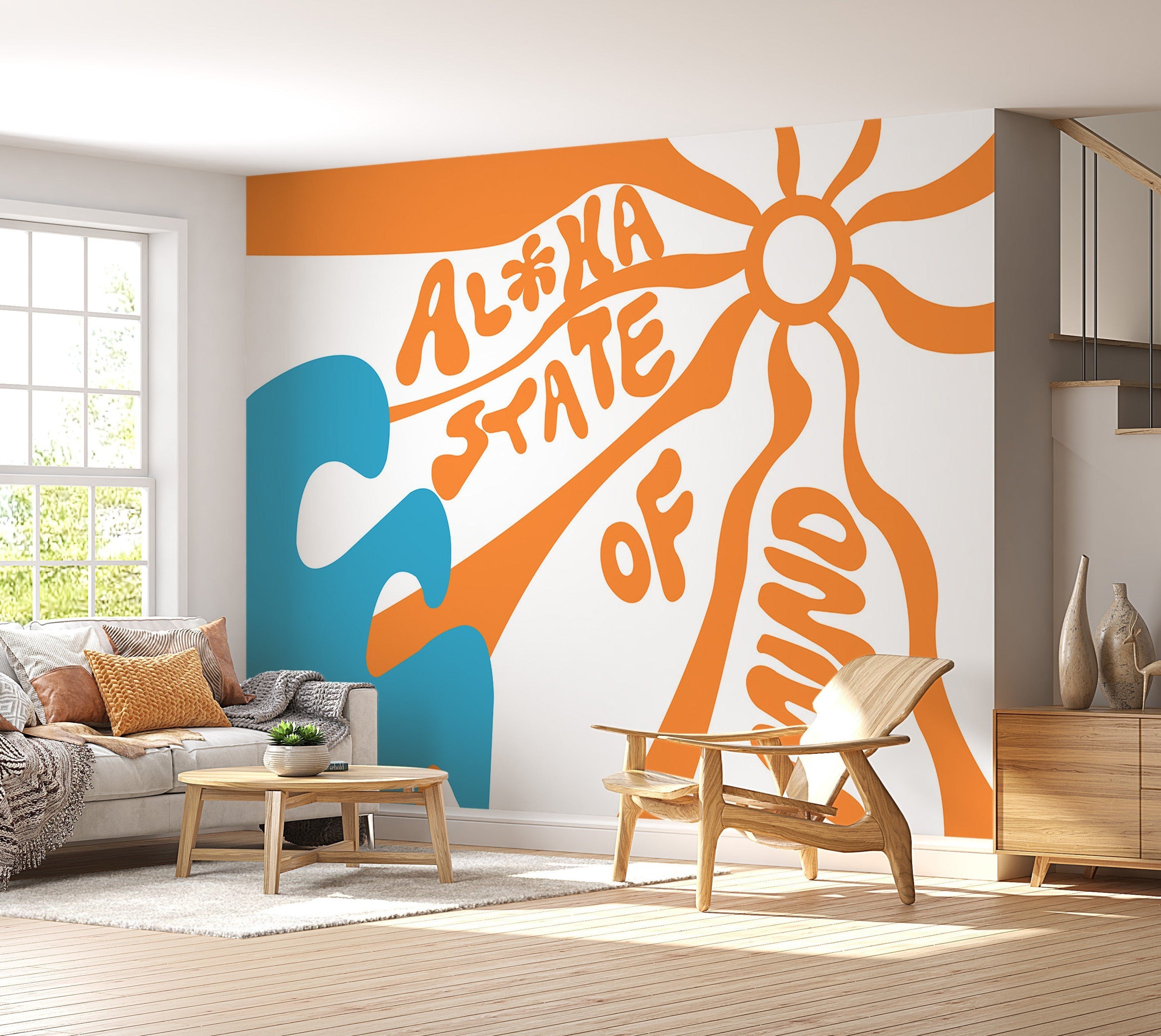 Tropical Wallaper Wall Mural - Aloha-Tiptophomedecor