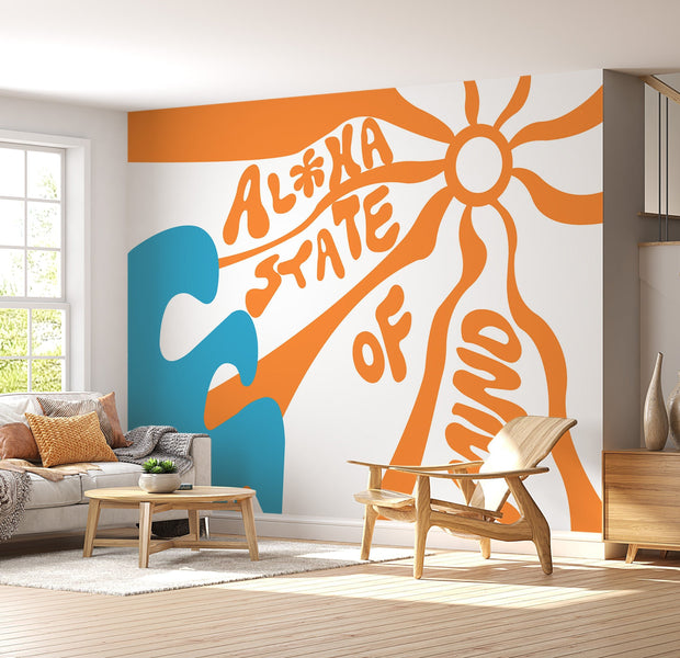 Tropical Wallaper Wall Mural - Aloha-Tiptophomedecor