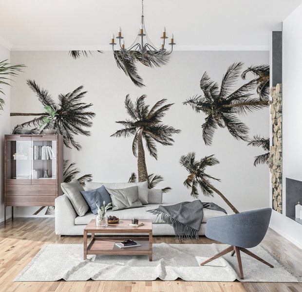 Tropical Wallpaper Wall Mural - Palm Trees-Tiptophomedecor