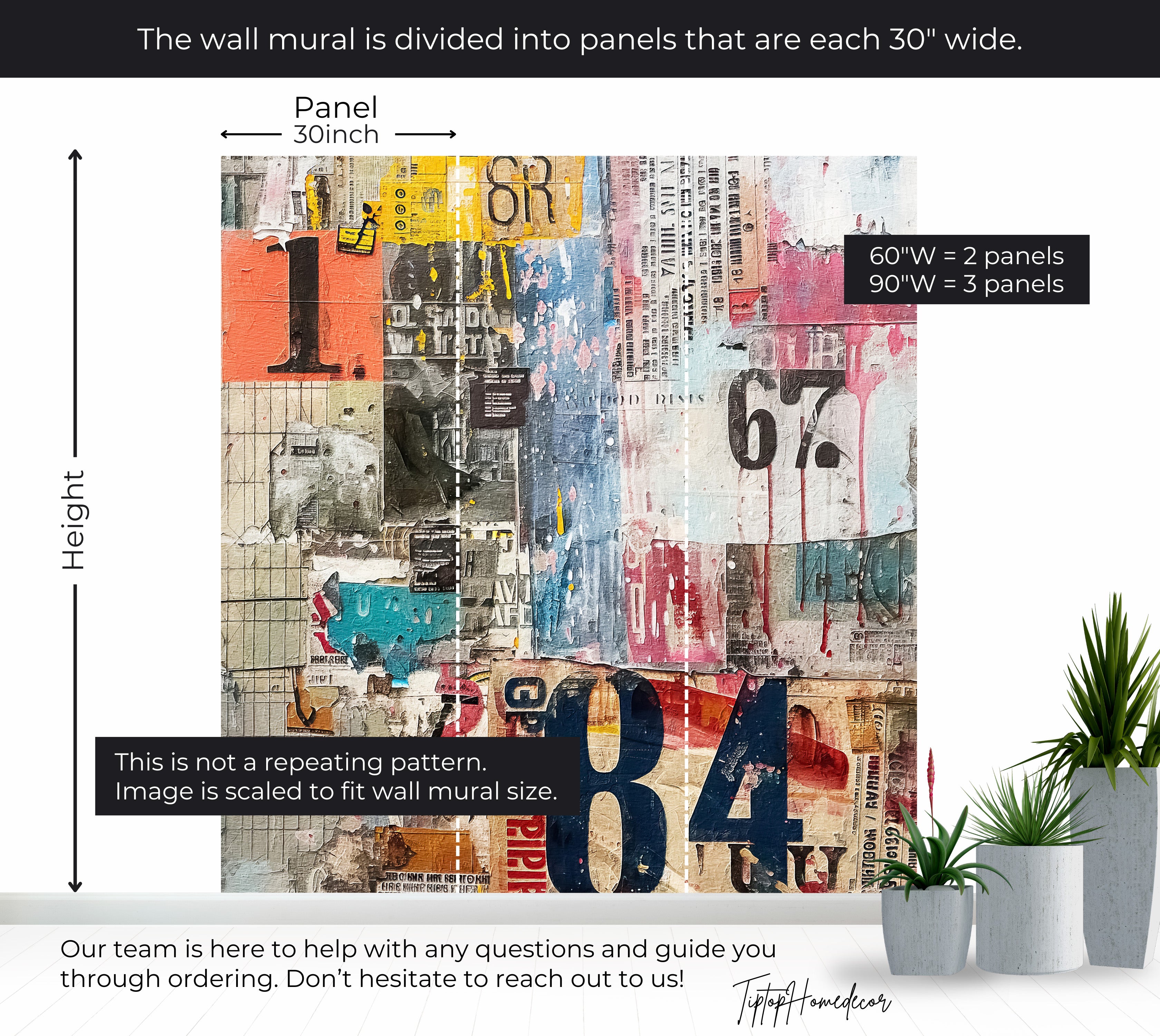 Premium Wallpaper Wall Mural - Urban Mixed Media