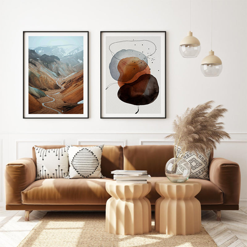 The Highlands Of Iceland Landscape Poster