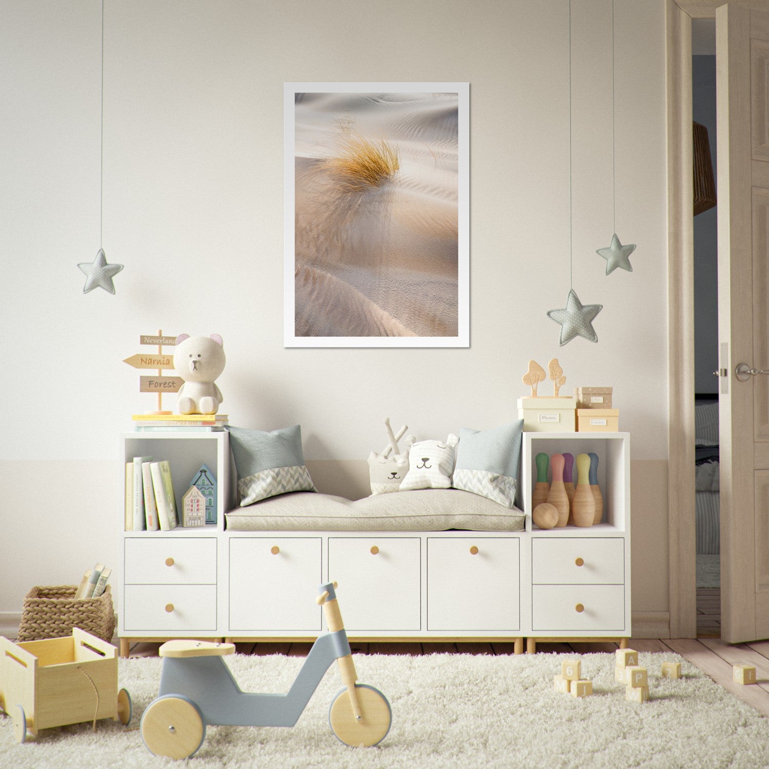 Sand Dunes Landscape Poster