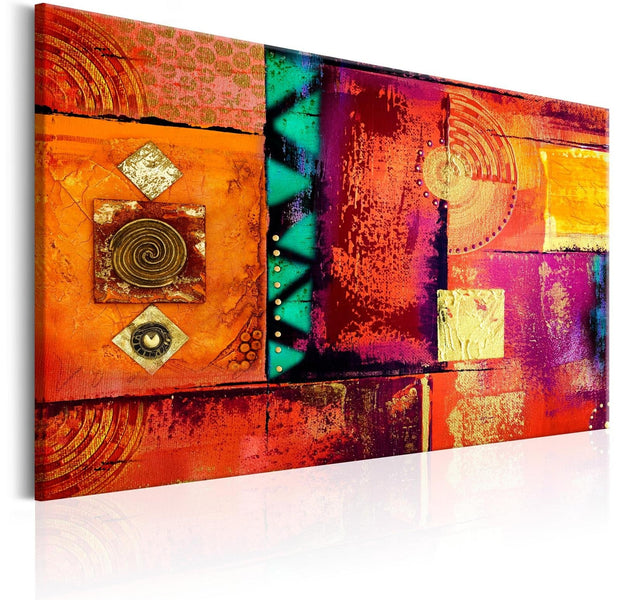 Abstract Stretched Canvas Art - Abstract Chaos-Tiptophomedecor