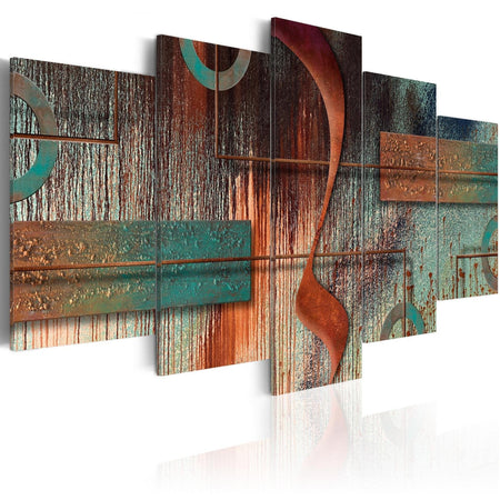 Abstract Stretched Canvas Art - Abstract Melody-Tiptophomedecor