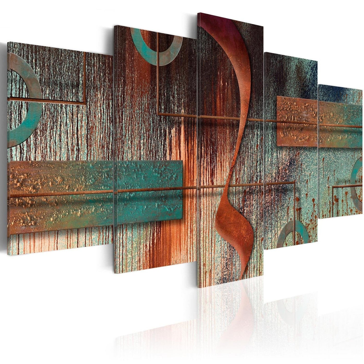 Abstract Stretched Canvas Art - Abstract Melody-Tiptophomedecor