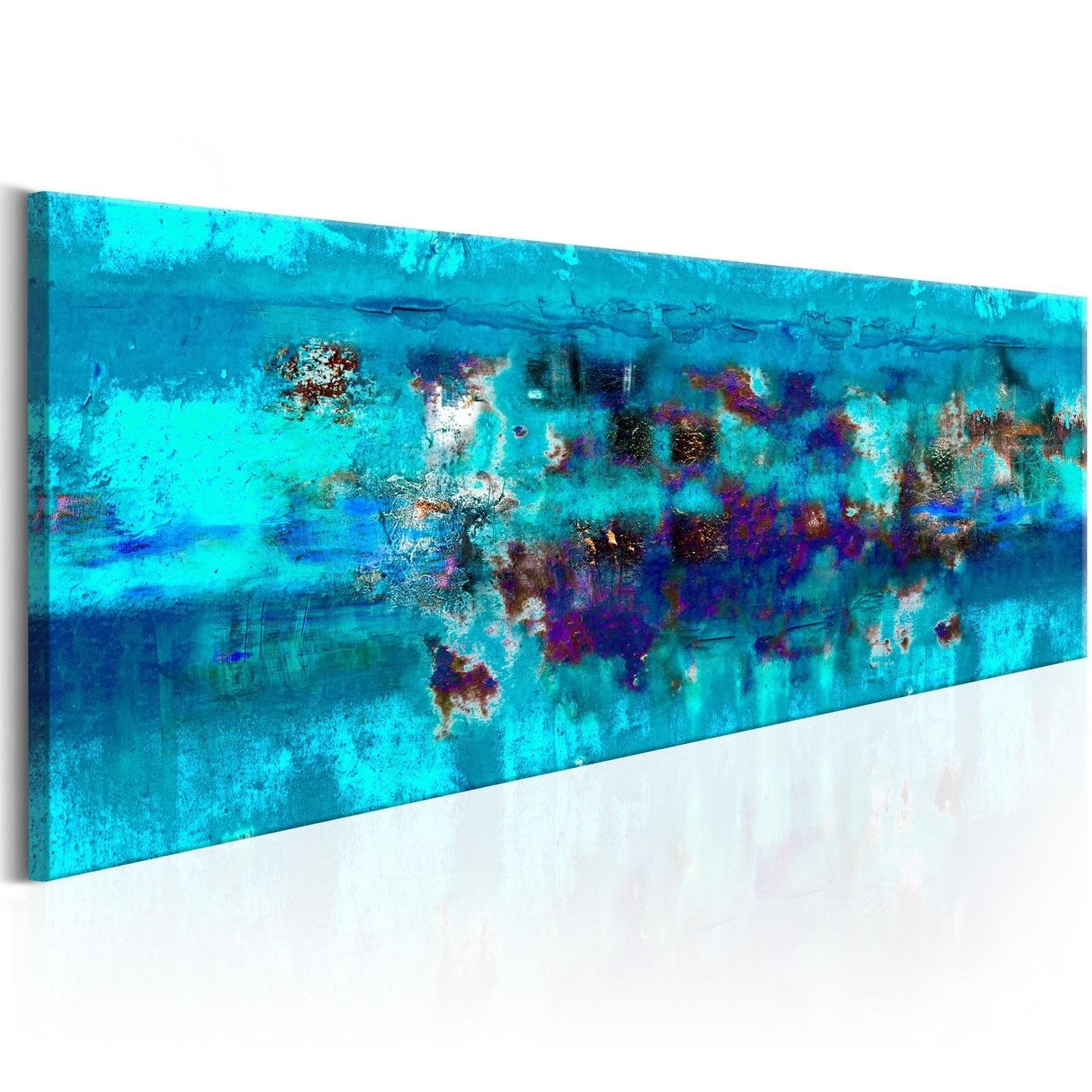 Abstract Stretched Canvas Art - Abstract Ocean-Tiptophomedecor