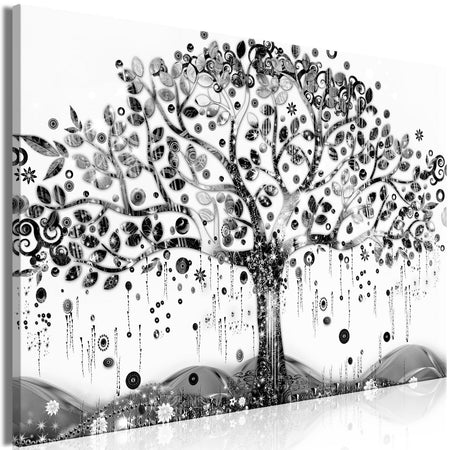 Abstract Stretched Canvas Art - Abundant Tree Wide-Tiptophomedecor