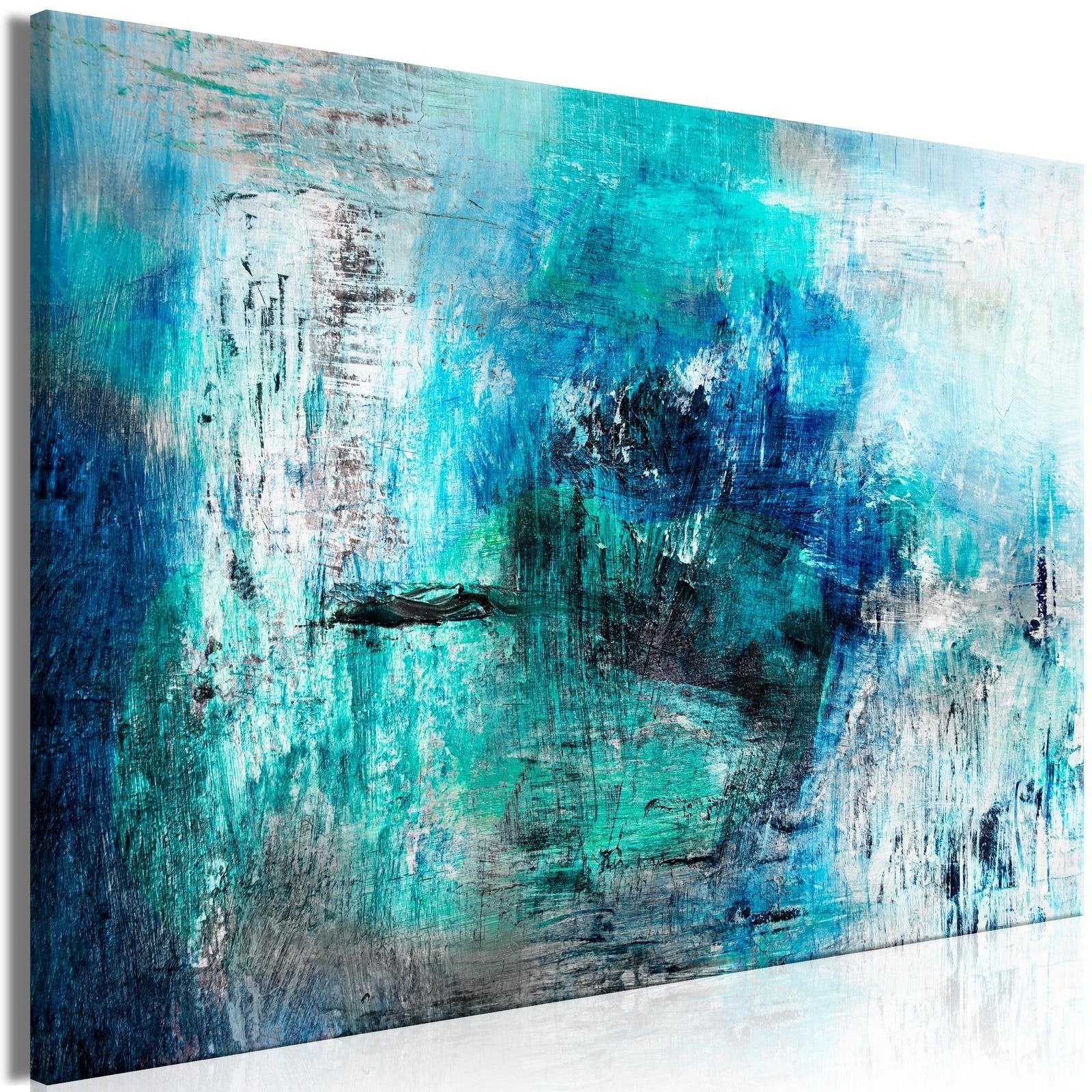 Abstract Stretched Canvas Art - After Storm Wide-Tiptophomedecor