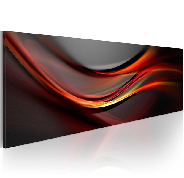 Abstract Stretched Canvas Art - Amber Tide-Tiptophomedecor