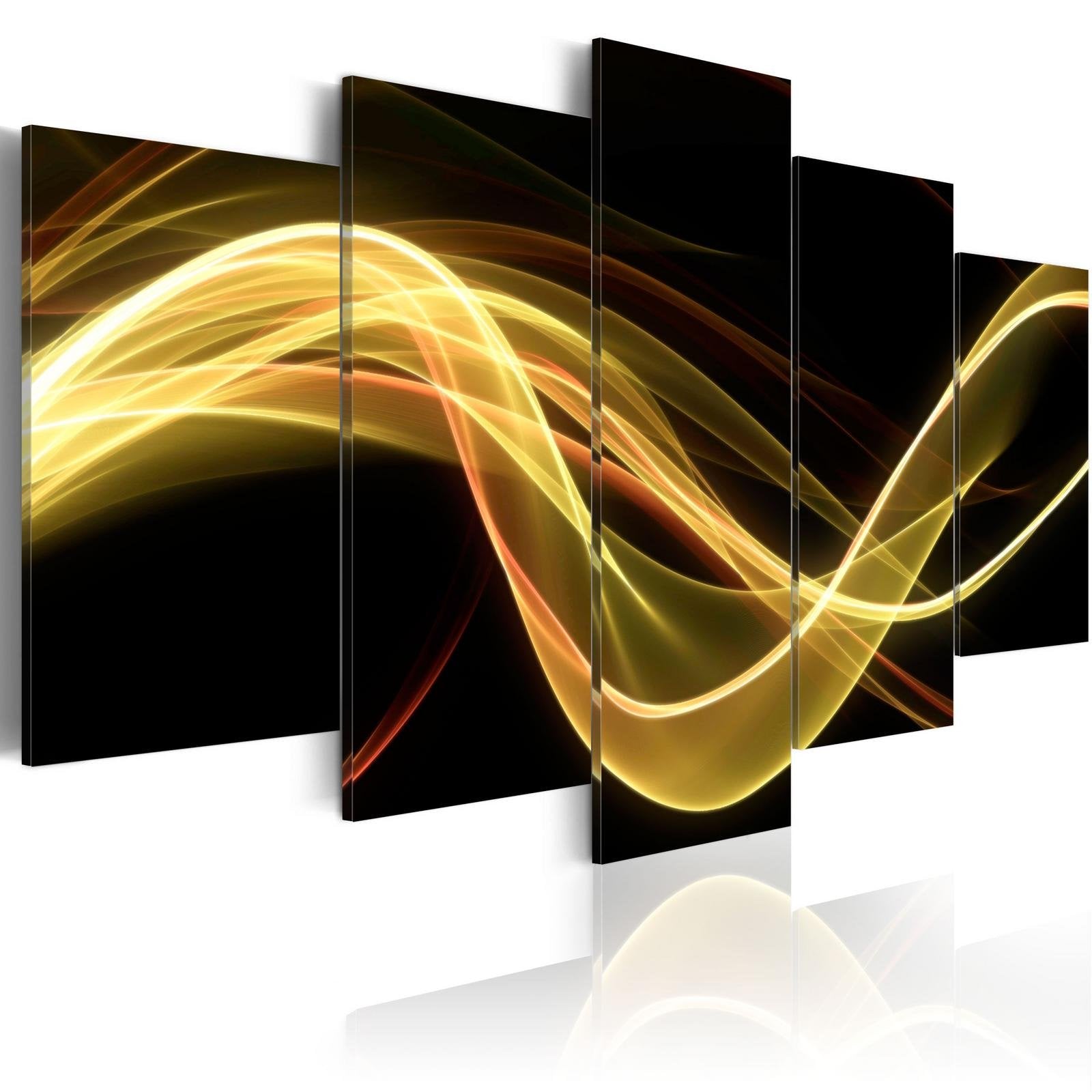 Abstract Stretched Canvas Art - An Abstract Smoke-Screen-Tiptophomedecor