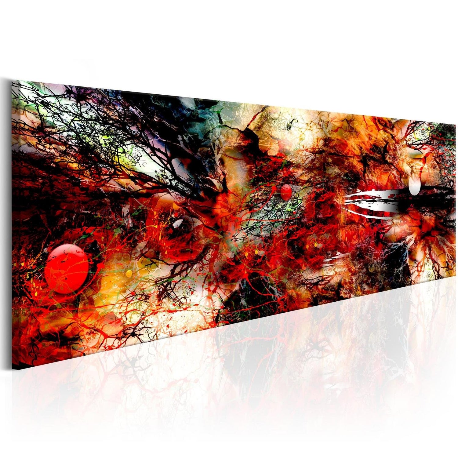 Abstract Stretched Canvas Art - Artistic Chaos-Tiptophomedecor