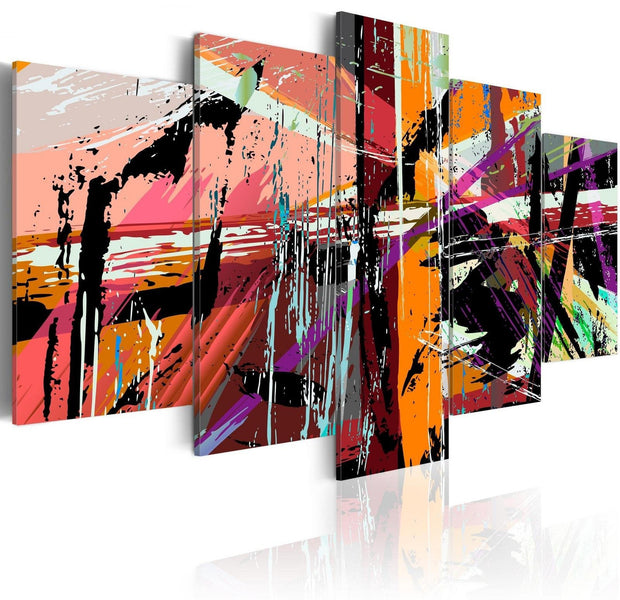 Abstract Stretched Canvas Art - Artistic Madness-Tiptophomedecor