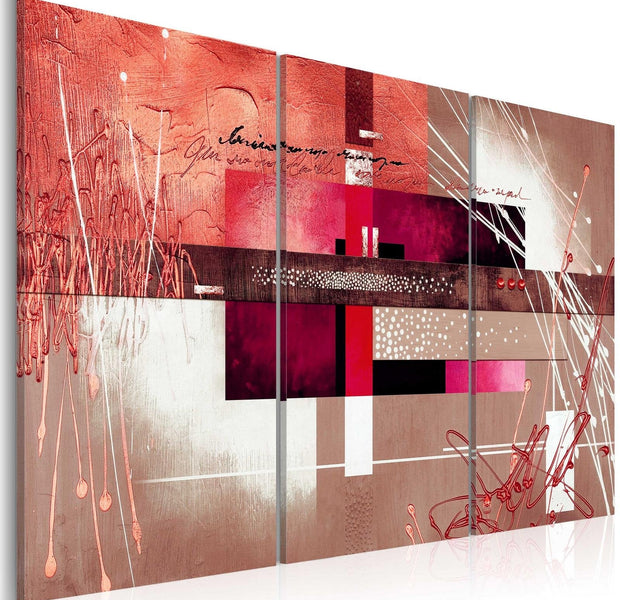 Abstract Stretched Canvas Art - Autumn Infatuation-Tiptophomedecor