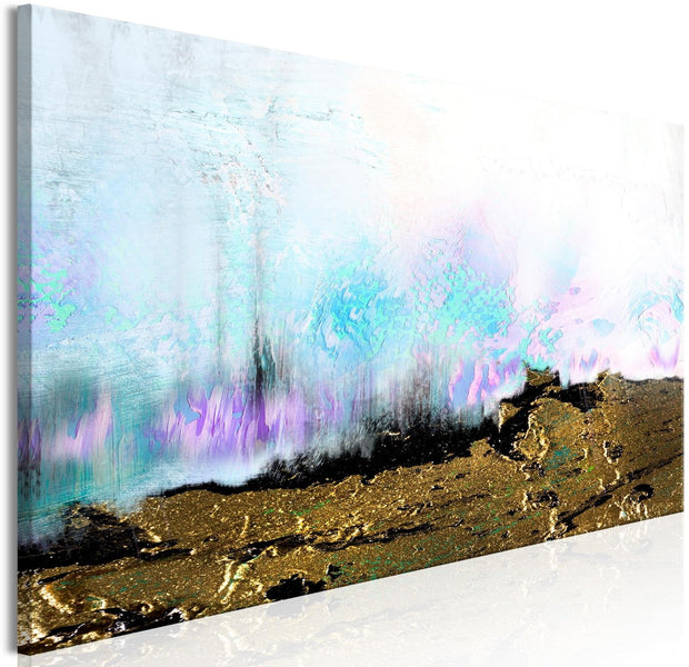 Abstract Stretched Canvas Art - Burned Fields Narrow-Tiptophomedecor